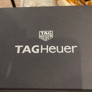 Tag Heuer Carrera Men’s watch with leather band. New wore once or twice